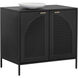 Aziza 28 X 26 inch Black Night Stand
